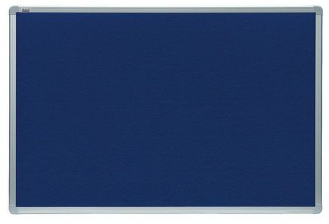 Доска текстильная 2х3 ALU23  90x120 см, синяя - №1