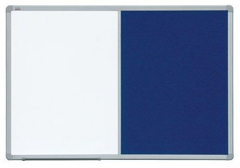 Доска комбинированная магнитно-маркерная/текстильная 2х3 ALU23  60x90 см - №1