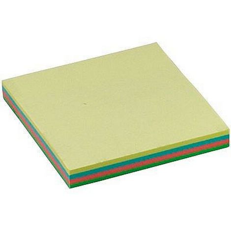 Блок бумаги для записей 76х76 мм, 100л., декор пастель (4 цвета х 25 л.) - №2