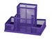 Подставка для офисных принадлежностей металлическая ZiBi, фиолетовая - №1