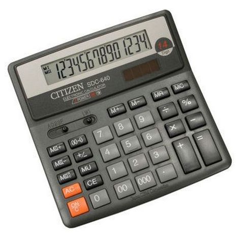Калькулятор SDC-640, 14 разрядов - №1