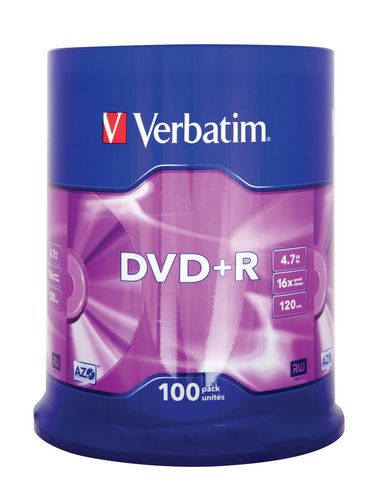Диск DVD+R, 4.7Gb, 16х, Cake(100) - №1