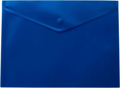 Папка-конверт на кнопке Buromax А4, 170 мкм, синяя - №1