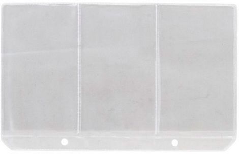 Файл для 6 визиток з 2 отверстий (110х172, PVC) - №1