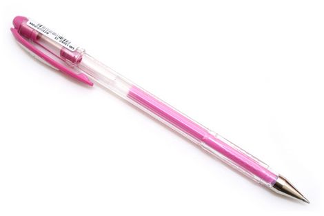 Ручка гелевая uni-ball Signo ANGELIC COLOUR 0.7мм, розовая - №2