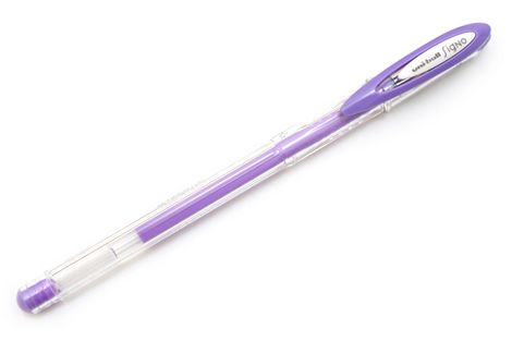 Ручка гелевая uni-ball Signo ANGELIC COLOUR 0.7мм, фиолетовая - №1