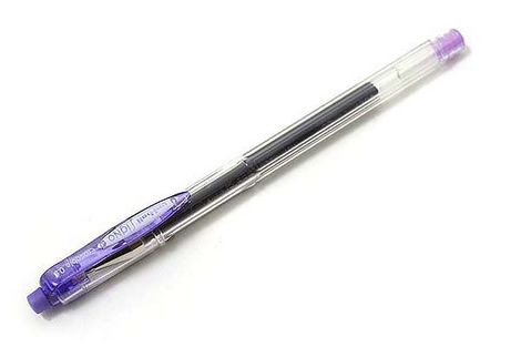 Ручка гелевая uni-ball Signo ERASABLE GEL 0.5мм, фиолетовая - №1