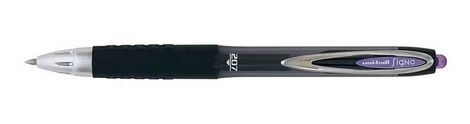 Ручка гелевая автоматическая uni-ball Signo 207 0.7мм, фиолетовая - №1