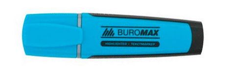 Текстовый маркер флуоресцентный, Buromax, синий - №1