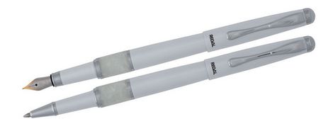 Комплект из перьевой ручки и ручки-роллера в подарочном футляре L 82407 - №2