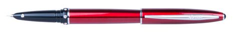 Комплект из перьевой и  ручки-роллера "Elegance", красный, в подарочном футляре (распродажа) - №3