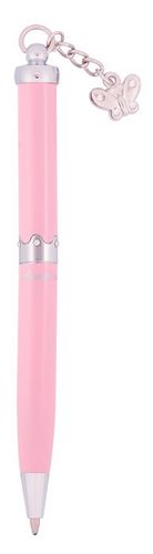 Набор подарочный "Romance": ручка шариковая + брелок, розовый - №3