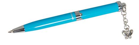 Набор подарочный "Fly": ручка шариковая + брелок + закладка для книг, синий - №4