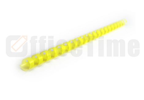 Пластиковая пружина 10 мм, желтая, 100 шт - №1