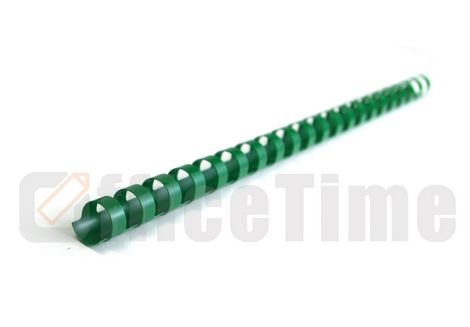Пластиковая пружина 12 мм, зеленая, 100 шт - №1