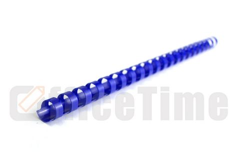 Пластиковая пружина 12 мм, синяя, 100 шт - №1