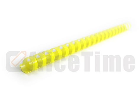 Пластиковая пружина 14 мм, желтая, 100 шт - №1