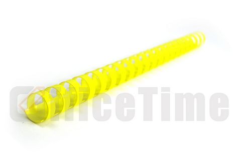 Пластиковая пружина 16 мм, желтая, 100 шт - №1