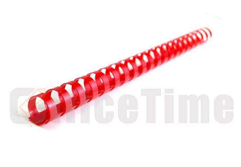 Пластиковая пружина 16 мм, красная, 25 шт - №1