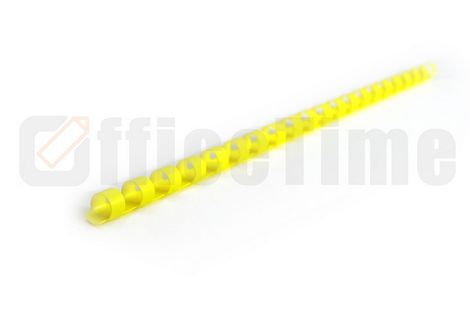 Пластиковая пружина 8 мм, желтая, 100 шт - №1