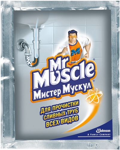 Гранулы для прочистки труб Мистер Мускул 75г - №1