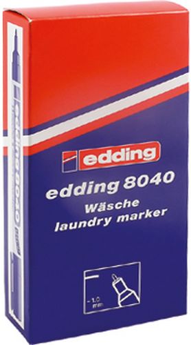 Маркер Laundry e-8040 для маркировки текстиля, edding, черный - №2