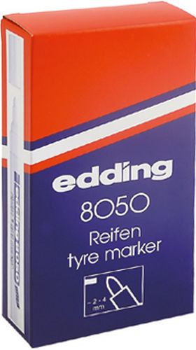 Маркер Tyre е-8050 для маркировки резины, edding, белый - №2