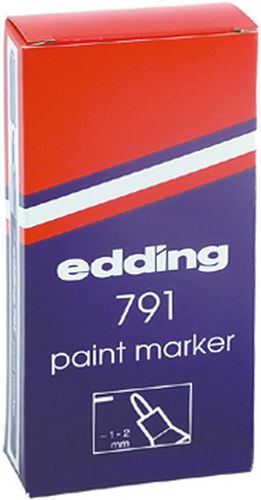 Лак-маркер Paint e-791, edding, белый - №2