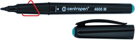 Маркер для дисков CD-Pen ergoline 4606, Centropen, зеленый - №1