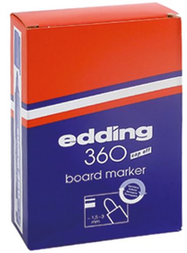 Маркер для досок edding e-360, 1.5-3 мм, черный - №2
