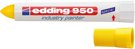 Перманентный маркер Industry Painter e-950, edding, желтый - №1