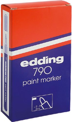 Лак-маркер Paint e-790, edding, серебряный - №2