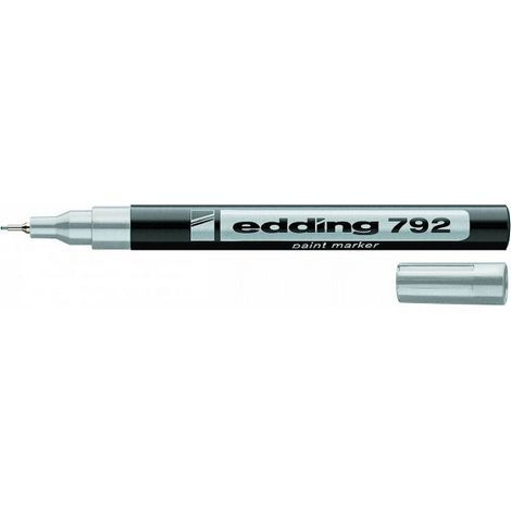 Лак-маркер Paint e-792, edding, серебряный - №1