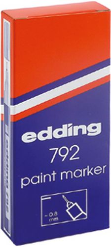 Лак-маркер Paint e-792, edding, серебряный - №2