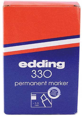 Маркер перманентный e-330, edding, черный - №2