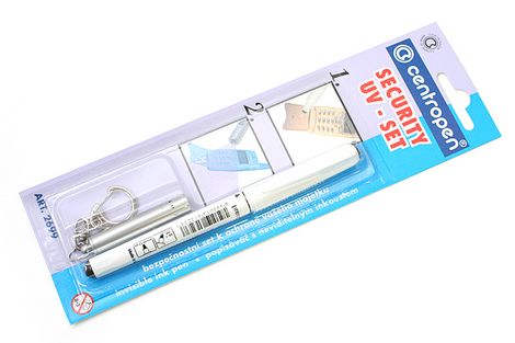 Маркер перманентный для скрытой маркировки Security UV-Pen 2699 с фонариком (блистер), Centropen - №2