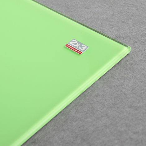 Доска стеклянная магнитно-маркерная 2х3  45x45 см, светло-зеленая - №3