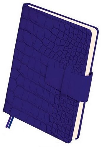 Ежедневник недатированный CROCO, синий - №1