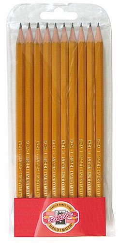 Набор графитных карандашей 1570, 3В-2Н, 10 шт. - №1
