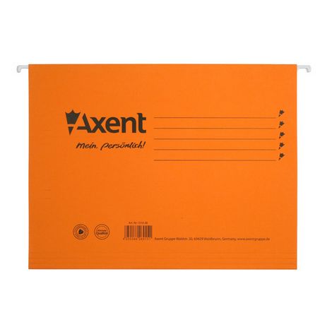 Файл подвесной А4, картон, оранжевый - №1