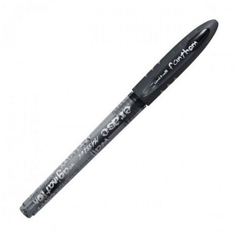 Ручка гелевая uni-ball  FANTHOM 0.7 мм, черная (распродажа) - №1