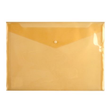 Папка-конверт на кнопке Axent А4, 180 мкм, оранжевая - №1