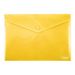 Папка-конверт на кнопке Axent А4, 180 мкм, желтая - №1