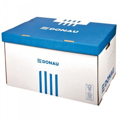 Короб для архивных боксов DONAU Top, синий - №1