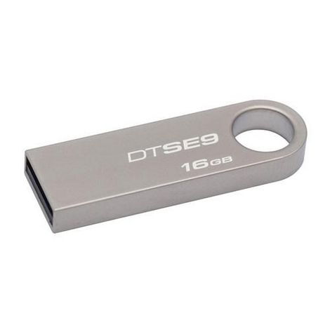 Флеш-память Kingston DataTraveler SE9 (Silver), 16GB - №1