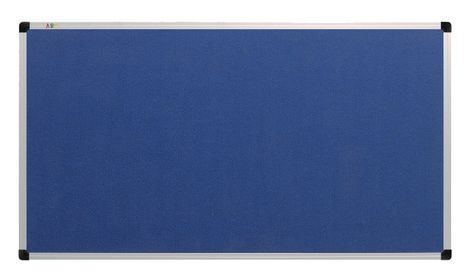 Доска текстильная ABC 100x180 см, синяя - №1