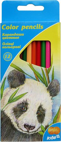 Карандаши цветные трехгранные Kite, 12 цветов - №1