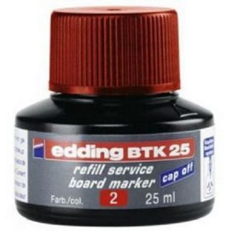 Чернила e-BTK25 для заправки маркеров для досок, красный - №1