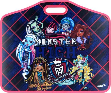 Пластиковый портфель KITE Monster High А3, 1 отделение - №1