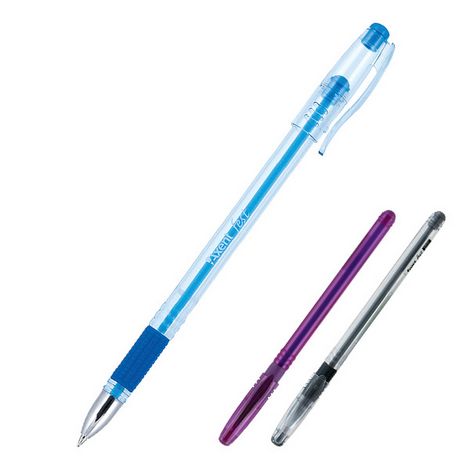 Ручка шариковая Fest, 0.5 мм, фиолетовый, полибэг - №2